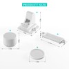 Child Safety Magnetic Cabinet Locks - vmaisi 4 Pack Adhesive
