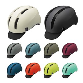 OGK KABUTO Bicycle Helmet, Canvas Urban, M/L, 22.4 - 23.2 inches (57 - 59 cm), Matte Olive, JCF Recommended