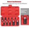 Awang Multi-tooth set, multi-tooth nut set, 10 pieces, M4 M5