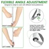 Long Handled Toenail Clipper 20" with Magnifier White