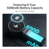 JISULIFE Handheld Fan - Versatile 3-in-1 Cooling Solution