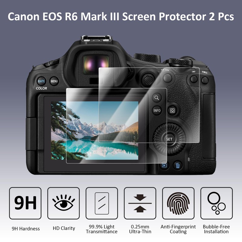 VOVMOEYA カメラケース Canon EOS R6 Mark III用 アクセサリーセット Canon EOS