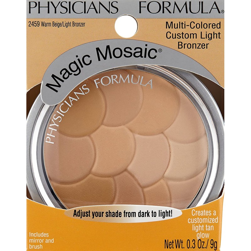 Physicians Formula Magic Mosaic Multi-Colored Bronzer, Highlighting, Contour Powder, Warm