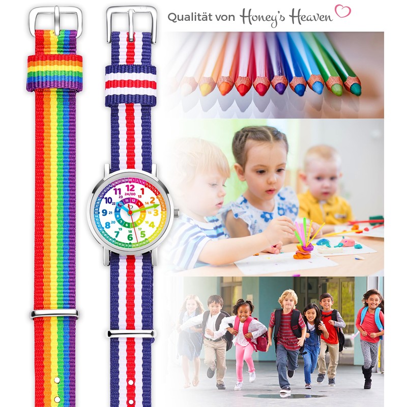 Children's Watch Boys and Girls - Cute Quartz Watch with
