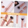 Healeved 2pcs Retractable Dual-ended Makeup Brush Cap for Foundation and