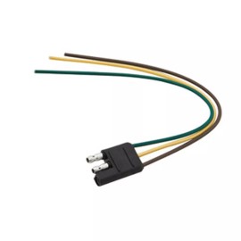 Rigid Hitch 3-Way Flat Electrical Connector - Trailer-End (74375)