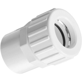 1.5" PVC Pipe to 1.5" Copper Pipe Compression Fitting Adapter for Pool Plumbing