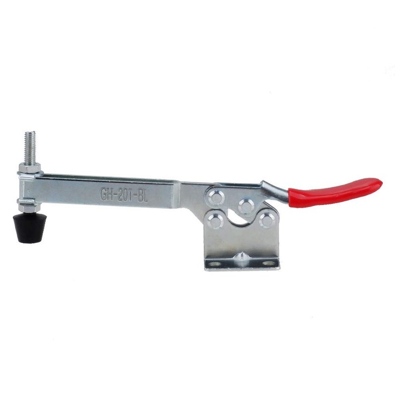 IMAGINE 4Pcs Hand Tool Toggle Clamp 201B 198lbs Antislip Red