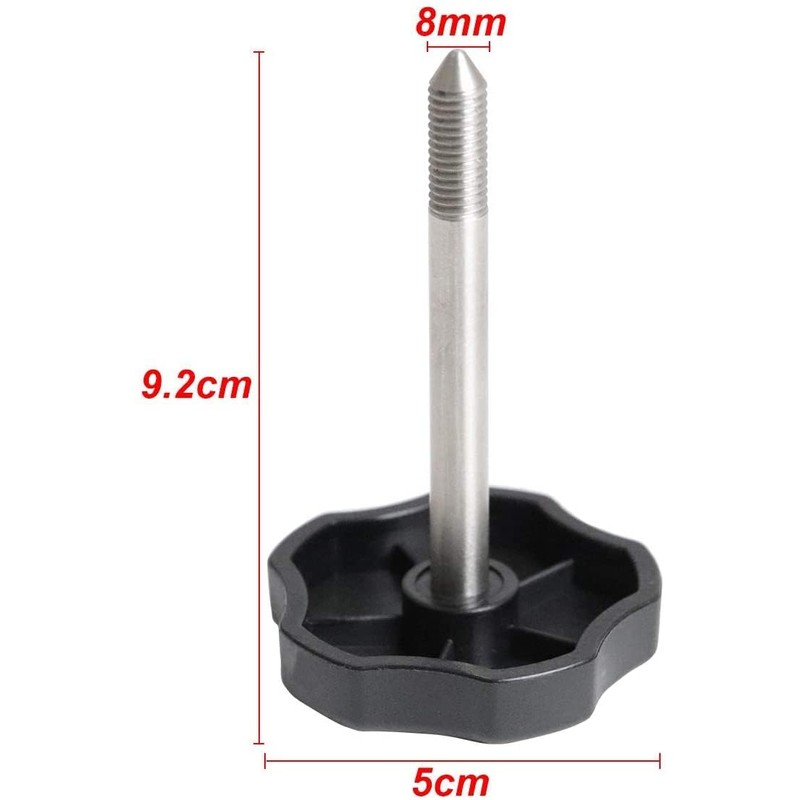 4 Pcs Soft Top Screw Window Frame Knob Door Surround