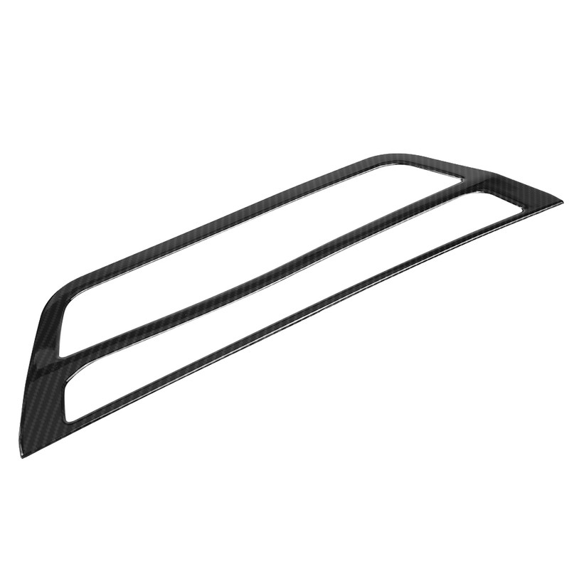 Carbon Fiber Style Car Center Air Condition Frame Cover Trim