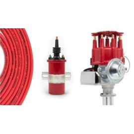 MAXX Performance Products Billet Distributor 8.5mm Spark Plug Wires Coil 1975-85 GMC 7.0L 427 7.4L 454 V8