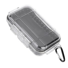 Outdoor Water Proof Storage Case, Outdoor Shockproof Survival Box with Inner Detachable Rubber Pad, ABS Airtight Outdoor Carry Box Container Portable, for Camping Outdoor