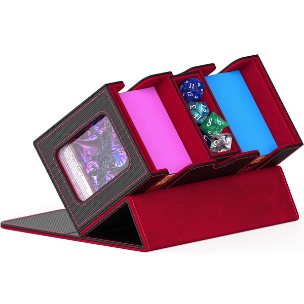 TopMade Card Deck Box with Commander Display, Trading Card Storage