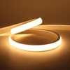 HEGEHE Dimmable COB Neon Strip with Dimmer Switch, IP65 Waterproof
