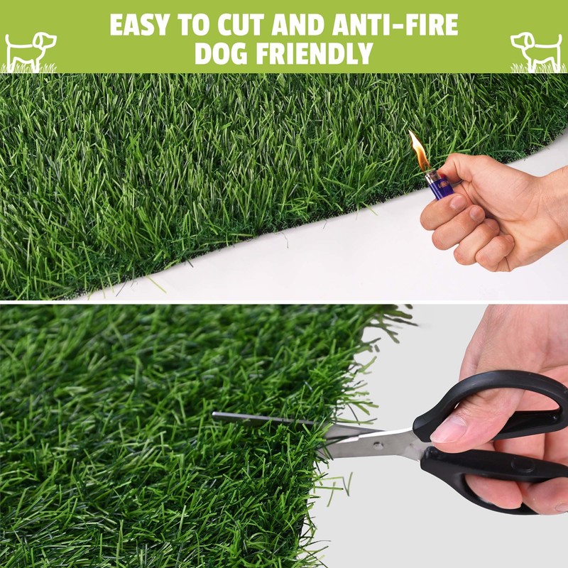 Naturei Grass Pad for Dogs, 60" x 30" Artificial Turf