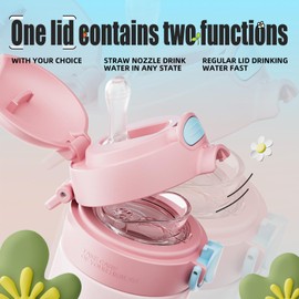 16oz Stainless Steel Insulated Tumbler with Straw & Sip Lid – Leak-Proof Travel Mug for Coffee, Water, Iced Drinks – Double Wall Vacuum Cup – BPA-Free, Fits Car Cup Holder (Blue)