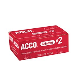 ACCO P2629 Chinchetas para Tablero de Corcho, 100 Piezas