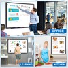 H-Qprobd White Board Dry Erase 4' X 3', Magnetic Dry