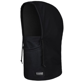 BLACKSTRAP Camber Hood Therma Dual Layer Adjustable Balaclava Ski Mask, Over or Under Helmet Compatible, Adult Unisex, One Size Fits All, [Black]