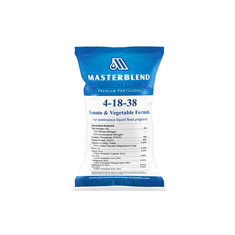 MasterBlend 4-18-38 Tomato & Vegetable Fertilizer - Bulk 1, 5