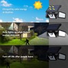 HOORAY Solar Motion Sensor Light - 800Lumens 74 LED Wireless