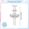 10 Pack 1/4 Inch Check Valve, One Way Barb Hose