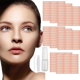 Eyelid Tape About Slip-On Eyelids Stripes Invisible Eyelid Patches 384 Sheets Transparent Waterproof Double Eyelid Patches Lifting Eyelids (L Code)