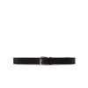 Armani Exchange Men's Belt with Logo Print Belt, black