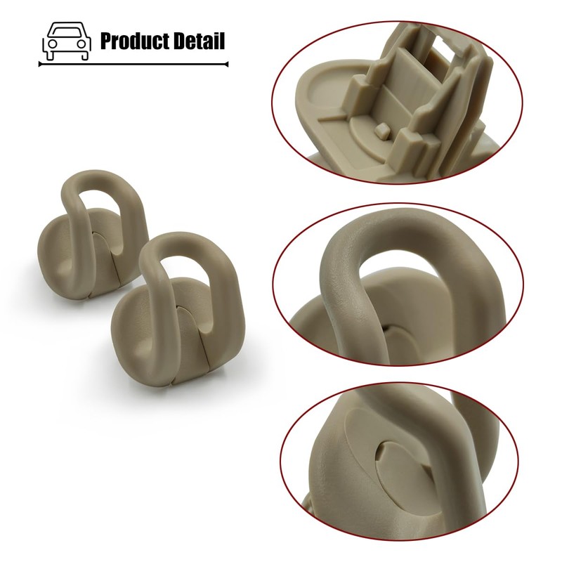 LXROAR01 2PCS Roof Coat Hanger Hooks Compatible with Ford F150