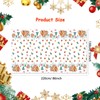 PHOGARY 2 Pack Christmas Tablecloths Gingerbread Tablecloth, Gingerbread House Tablecloths
