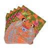 Caspari Monkeys Paper Cocktail Napkins in Orange - 20 Per