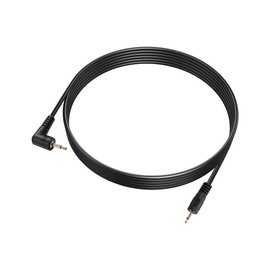 PNGKNYOCN Right Angle 2.5mm Audio Aux Cable,90 Degree Angle 2.5mm Male to 2.5mm Male TS Mono Headset Headphone Audio Adapter Cable （1.8M）