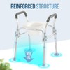 OasisSpace Stand Alone Raised Toilet Seat 400lbs - Medical Raised