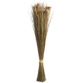 Deco 79 Dried Plant Grass Handmade Tall Floral Bouquet Natural Foliage, 8" x 5" x 41", Brown