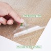 LEMON CLOUD Window Film No Adhesive Removable,Decorative Privacy Window Film,Texture