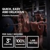 Bulk Creatine Gummies, Peach Flavour | 3000mg Pure Creatine Monohydrate