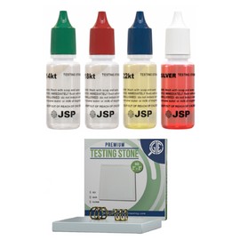 JSP Gold Silver Jewelry Testing Acid Kit 14K 18K 22K 24 Test Kit White Stone