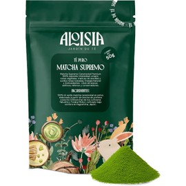 Aloisia - Té Matcha Supremo Ceremonial Premium 50 g - Primera Cosecha Ichibancha - Yabukita & Yutaka Midori - Intensidad Umami - Sin Azúcar ni Aditivos