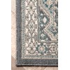 nuLOOM 3' x 5' Becca Traditional Tiled Area Rug, Charcoal,