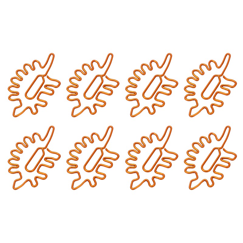 100pcs Paper Clips Portable Mini Cute Dinosaur Shape Electroplated Metal