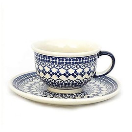 [Zaklady Ceramiczne Boleslawiec/zakuwadyi boresuwaヴxietu Pottery] Cup & Saucers – 922 po-rissyupotari-