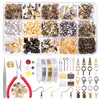 Swpeet 1617Pcs Jewelry Making Supplies Kit with Jewelry Making Tools,
