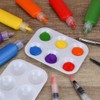 Mr. Pen- Plastic Paint Palette, 30 Pack, 6 Wells, White