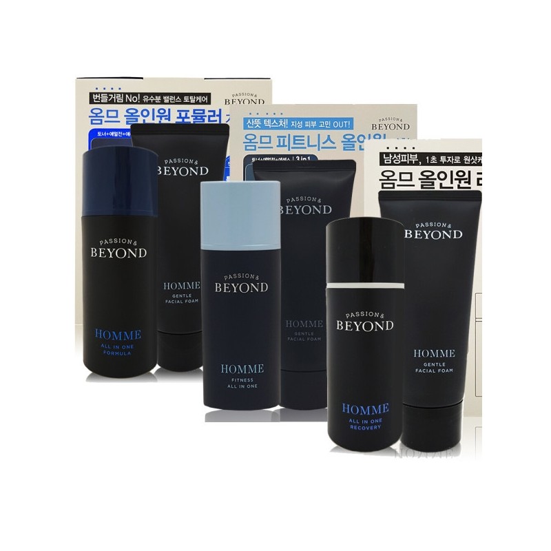 Choose one Beyond Homme All-in-One Formula/Fitness/Recovery Set / 비욘드 옴므