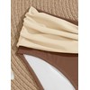 Eomenie Bikini Sets for Women Color Block Two Piece Bathing