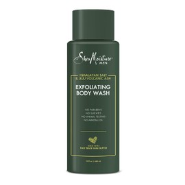 SheaMoisture Men Body Wash Cleanser to Exfoliate and Stimulate Skin Himalayan Salt and Volcanic Ash Exfoliating 15 fl oz