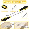 FHISKUNYU Set of 4 Staple Remover with Tack Puller Tool,