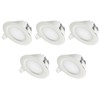 Ultra-Slim Recessed LED Spotlights IP44, Also Suitable for Bathroom Use,
