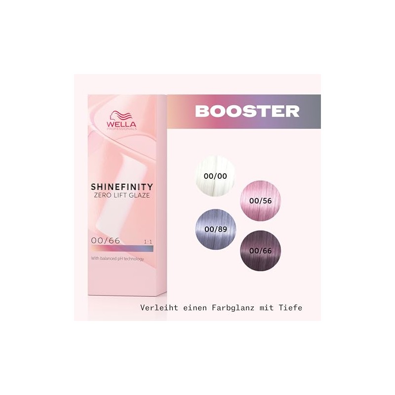 Wella Professionals Shinefinity Glaze - 00/66 Violet Booster - Demi-Permanent,