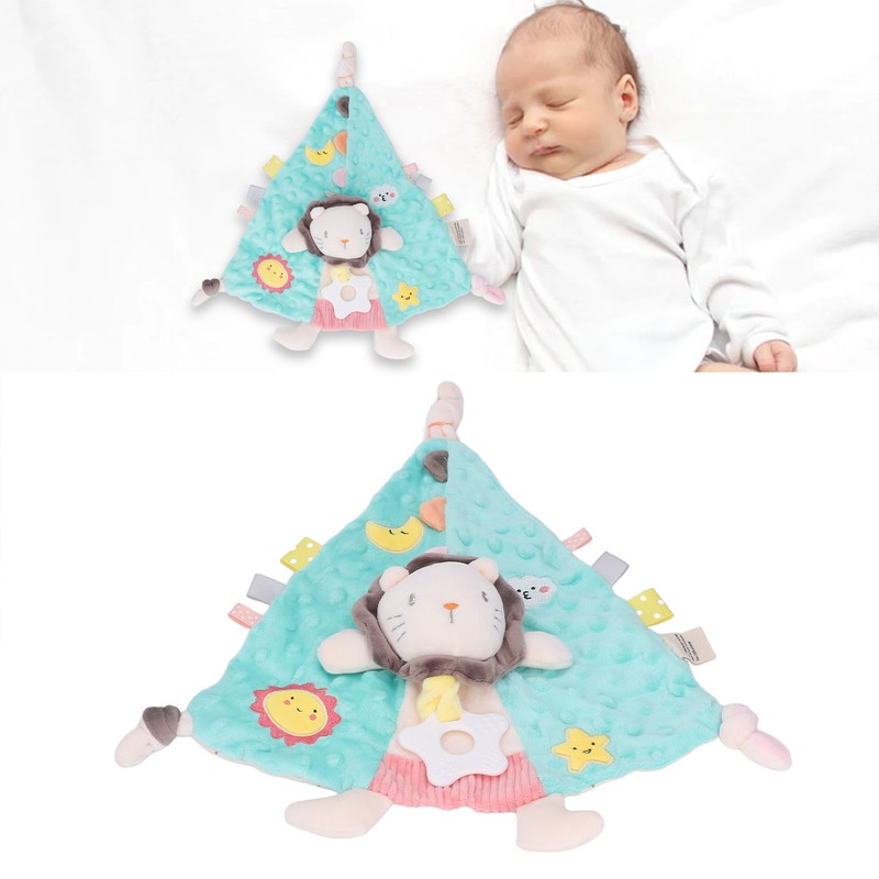 Baby Security Blanket Biteable Teether Baby Snuggle Blanket Baby Teething